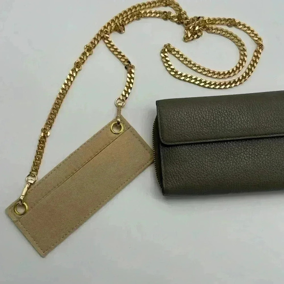 GUCCI Organizer Wallet + FREE CHAIN ⛓️💥 and Insert💚💚💚 = Wallet on Chain - Picture 6 of 10